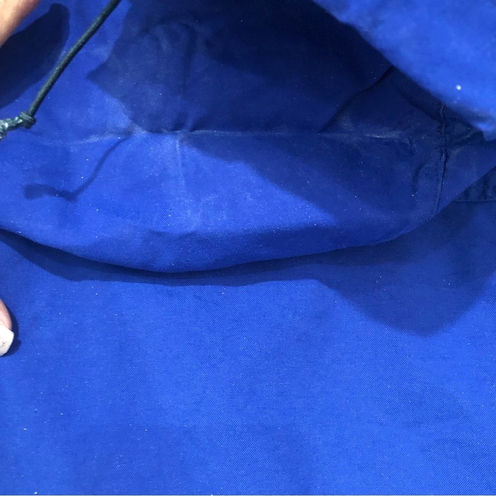 PATAGONIA MEN’S VTG BLUE PURPLE ZIP UP JACKET PACK AWSY HOODIE SMALL - Picture 10 of 16